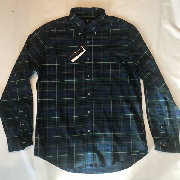 Ralph Lauren | Shirts | Mens New Ralph Lauren Slim Fit Shirt Large L ...